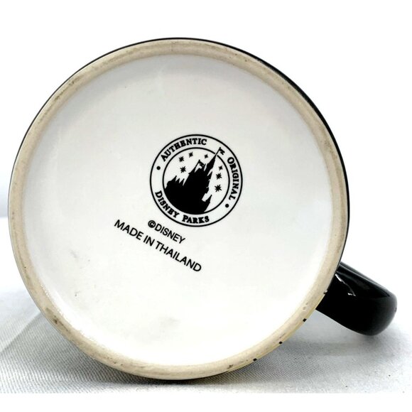 Disney Parks Ceramic Cup Mug Mickey Minnie Mouse Pluto Windy Spooky Leaves 5" - Picture 7 of 7